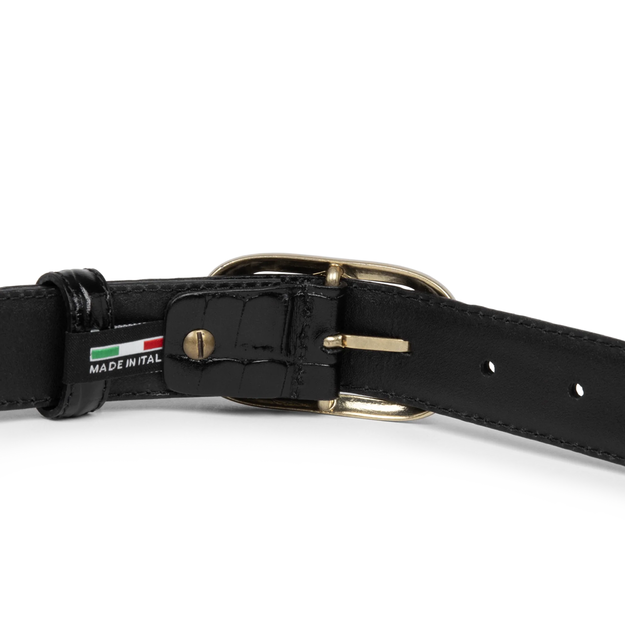 Ceinture - Ceinture Cuir Croco Femme - Image 4