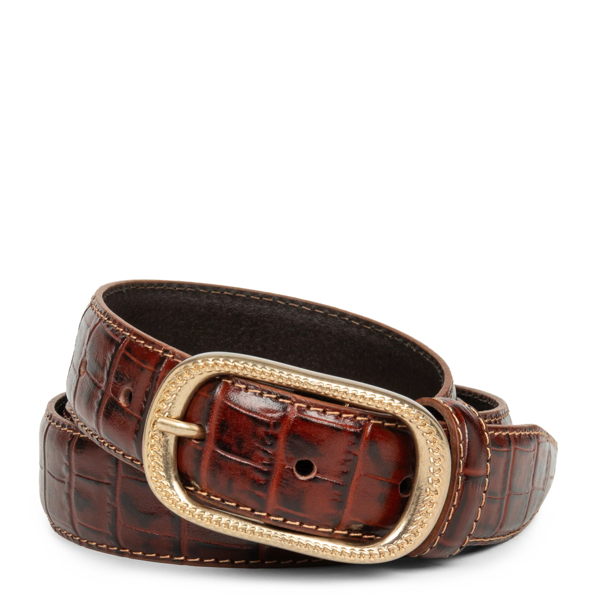 Ceinture - Ceinture Cuir Croco Femme - Image 6