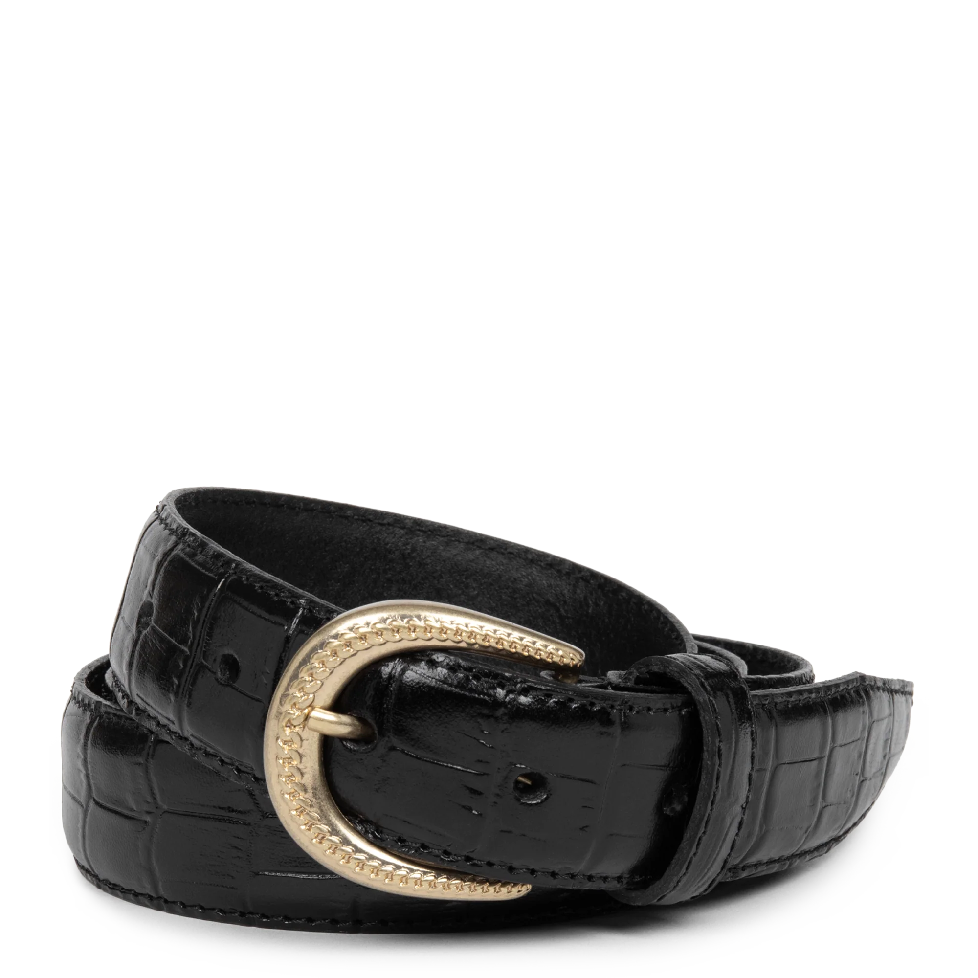 Ceinture - Ceinture Cuir Croco Femme - Image 2