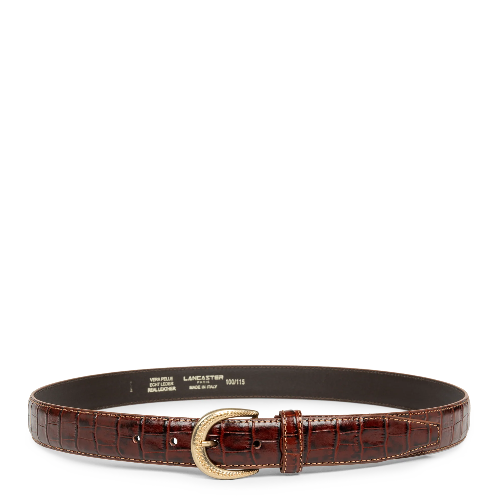 Ceinture - Ceinture Cuir Croco Femme - Image 5