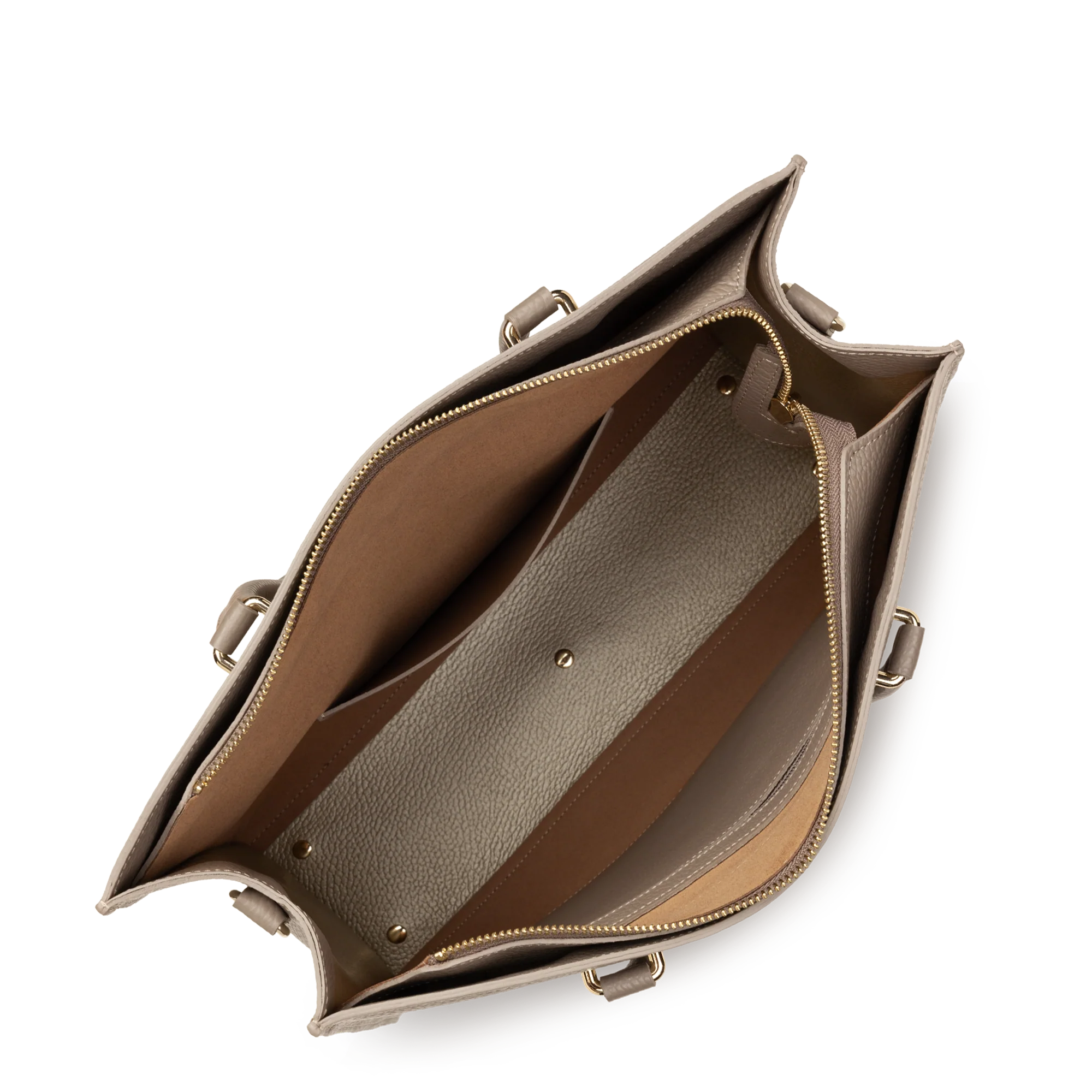 Grand sac cabas main - Foulonné Double DAILY - Image 10