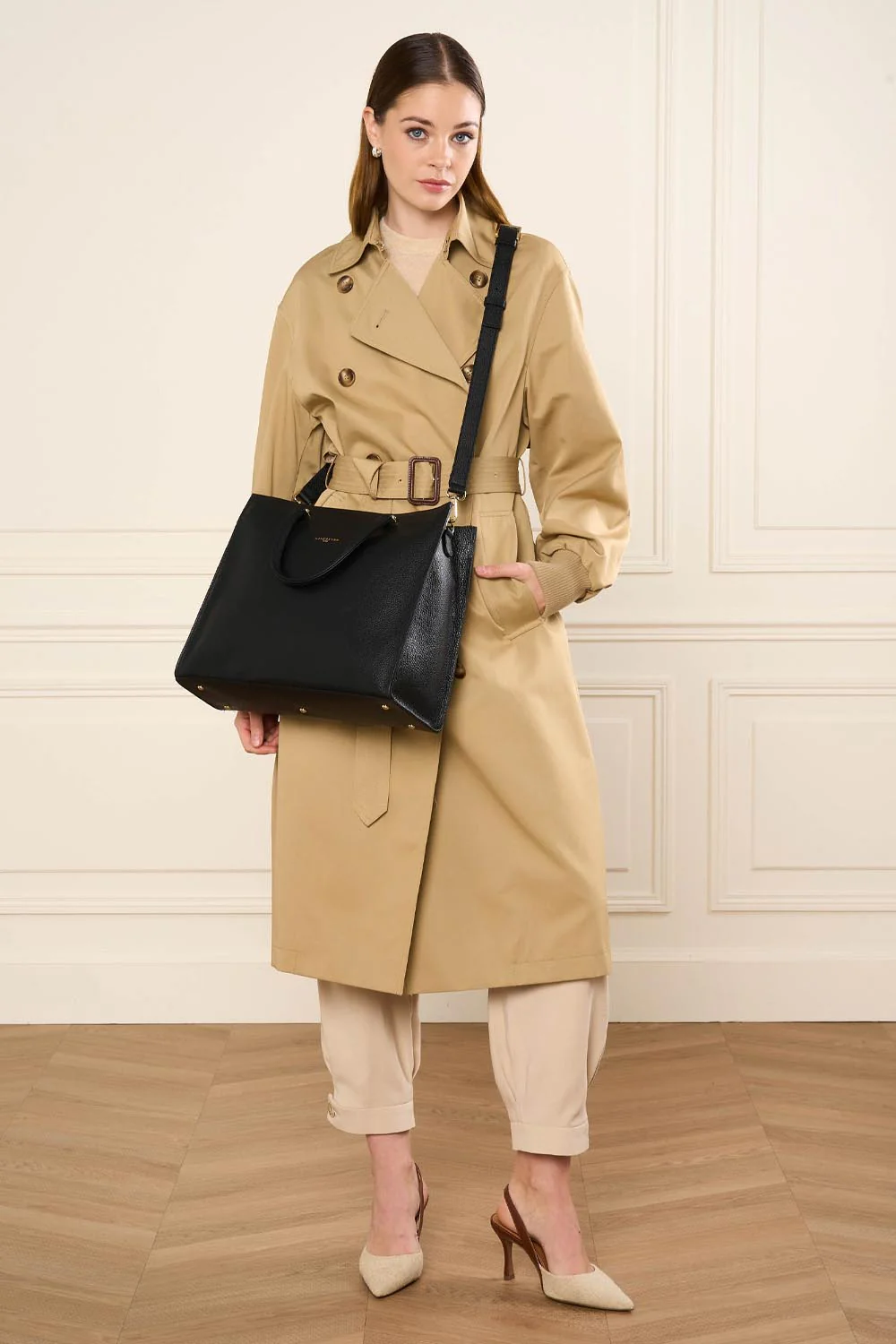 Grand sac cabas main - Foulonné Double DAILY - Image 19