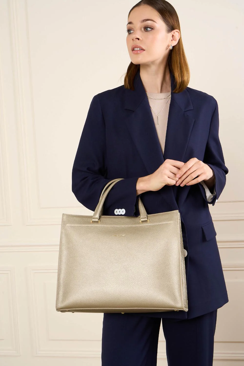 Grand sac cabas main - Foulonné Double DAILY - Image 24