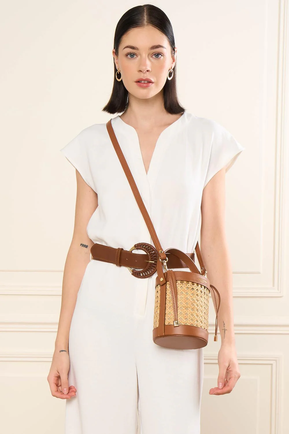 Petit sac seau - Cannage Rotin - Image 11