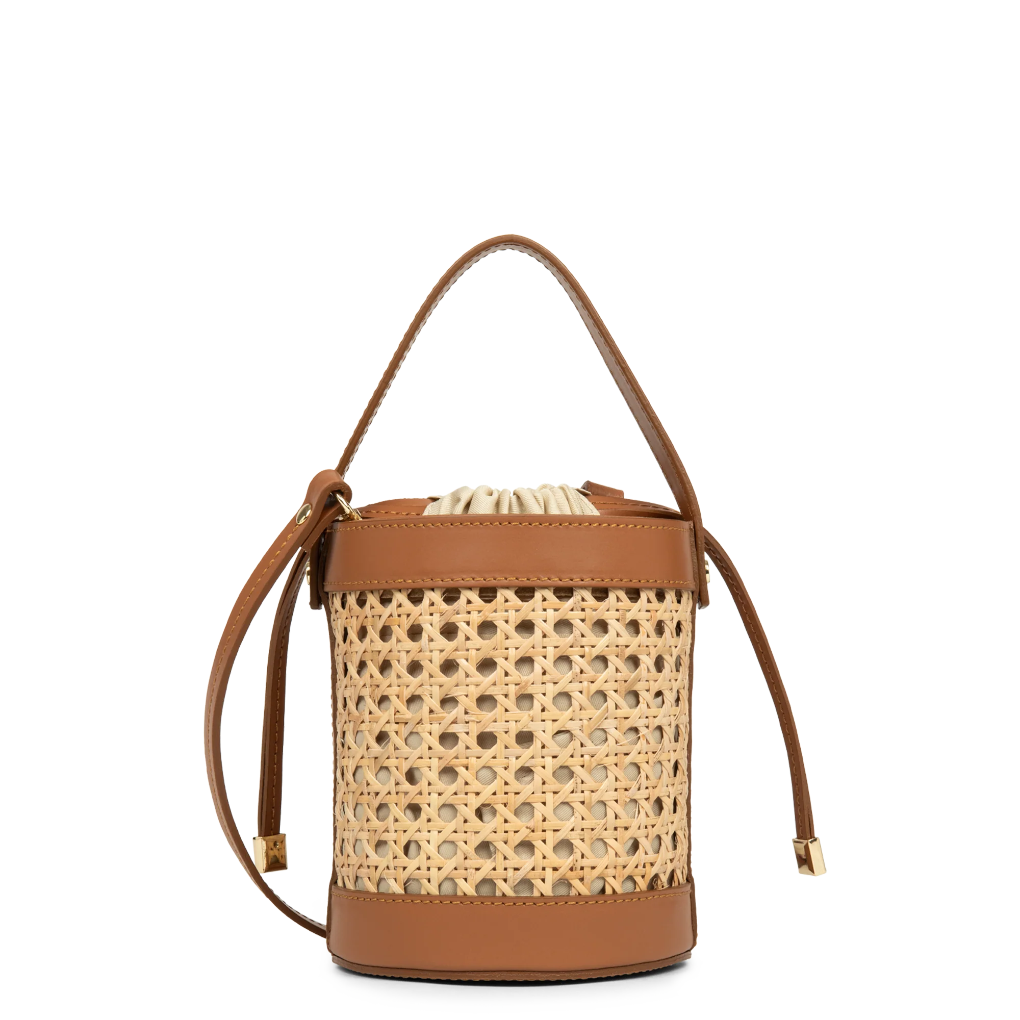 Petit sac seau - Cannage Rotin - Image 13