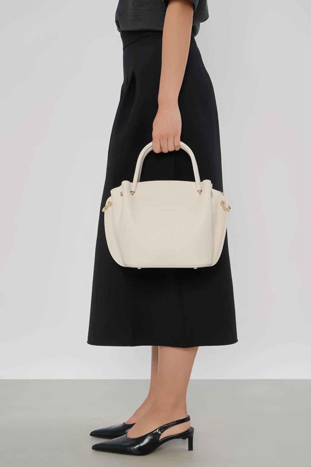 Sac à main - Foulonné Double LOUISA - Image 3