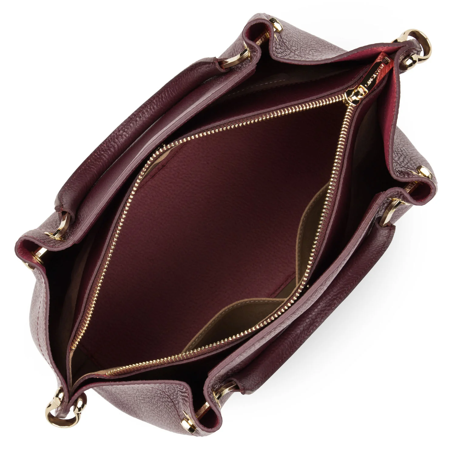 Grand sac à main - Foulonné Double LOUISA - Image 18