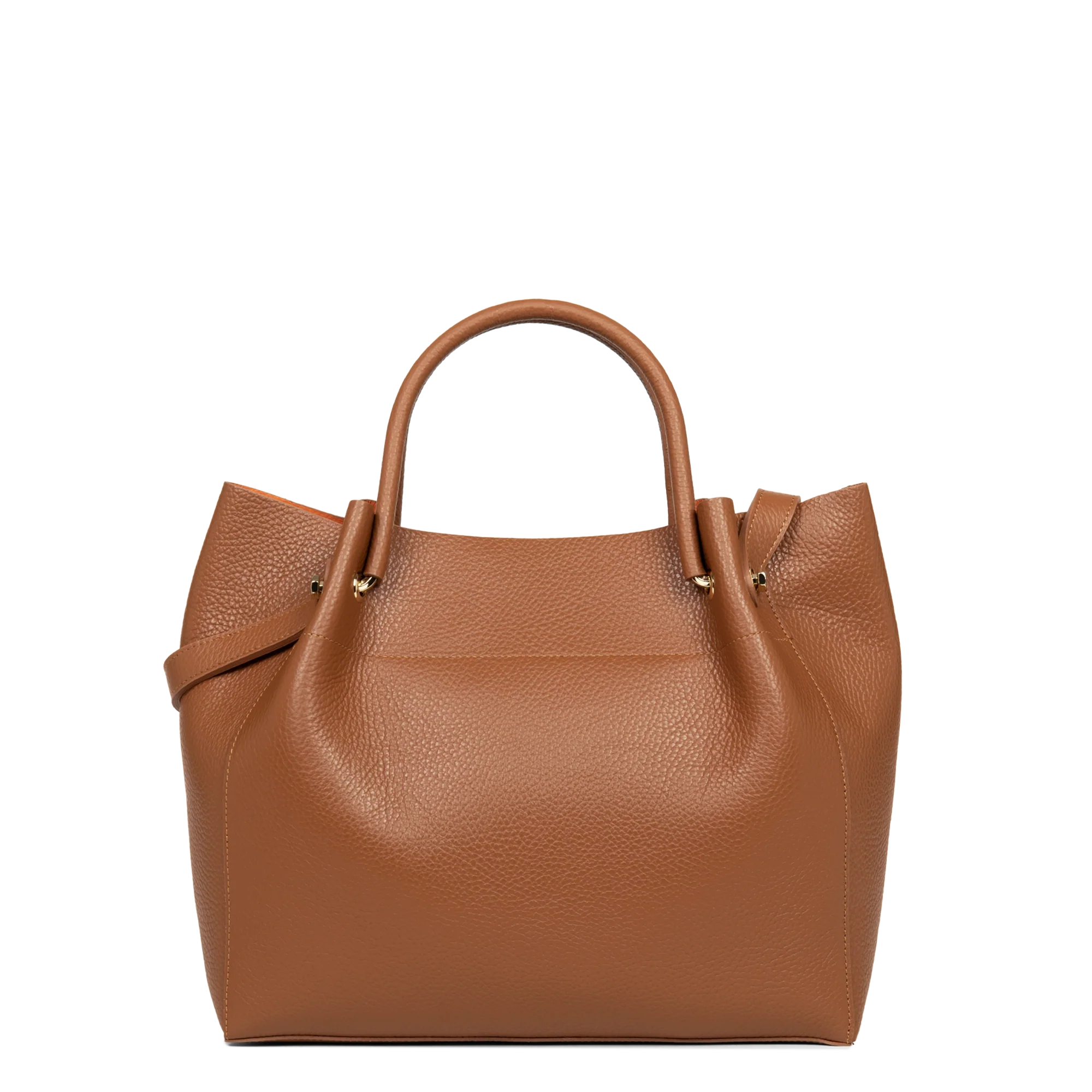 Grand sac cabas épaule - Foulonné Double LOUISA - Image 10