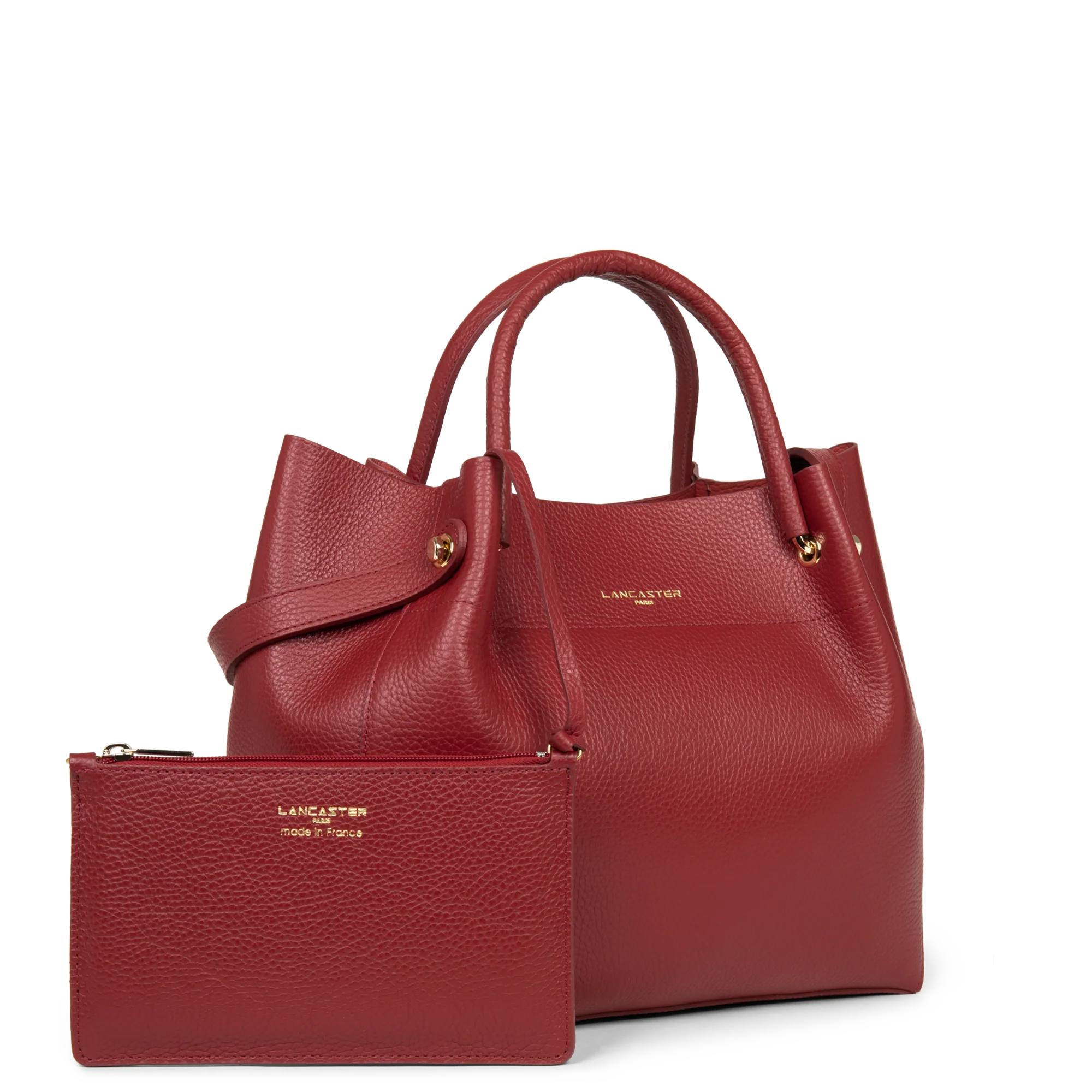 Grand sac cabas épaule - Foulonné Double LOUISA - Image 27