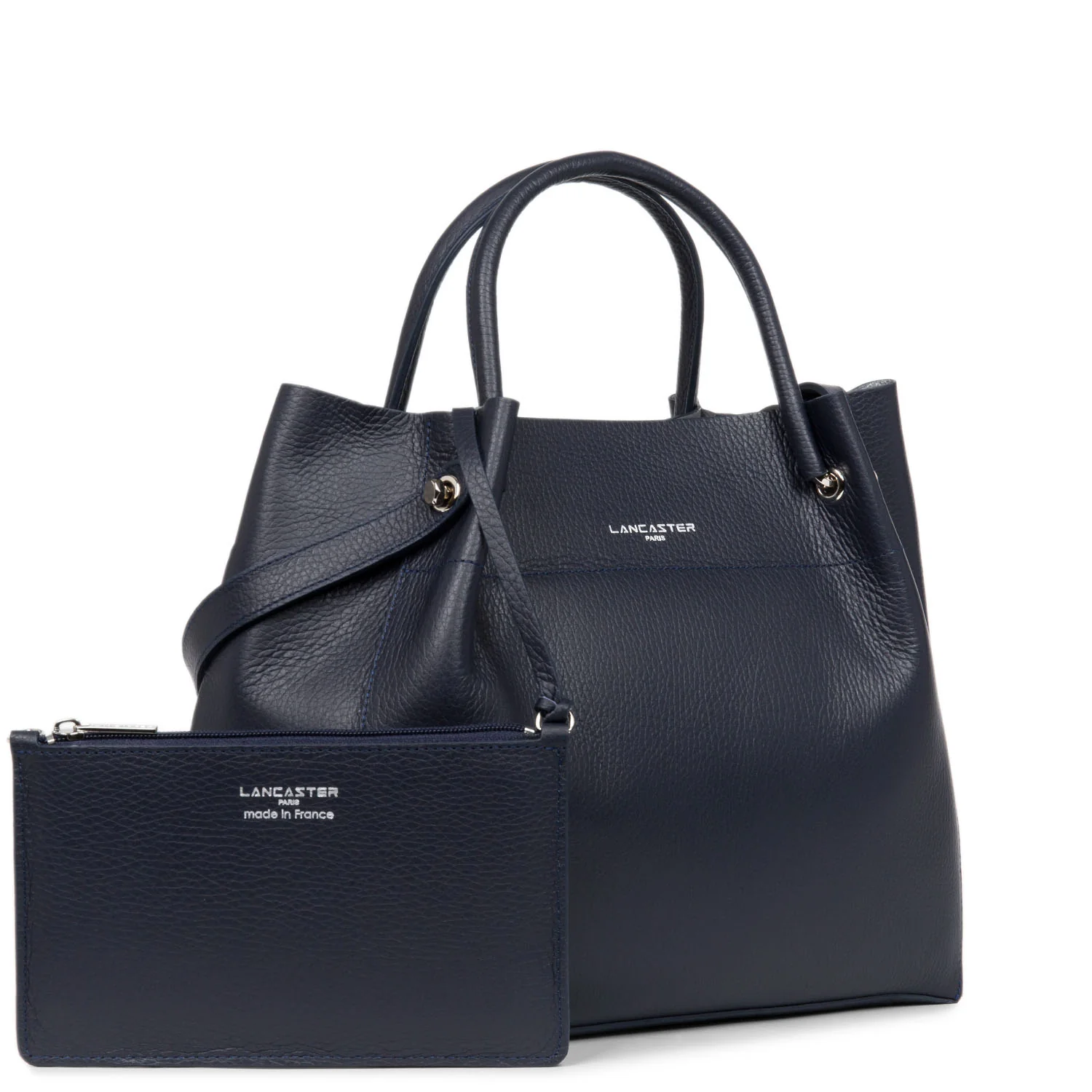 Grand sac cabas épaule - Foulonné Double LOUISA - Image 32