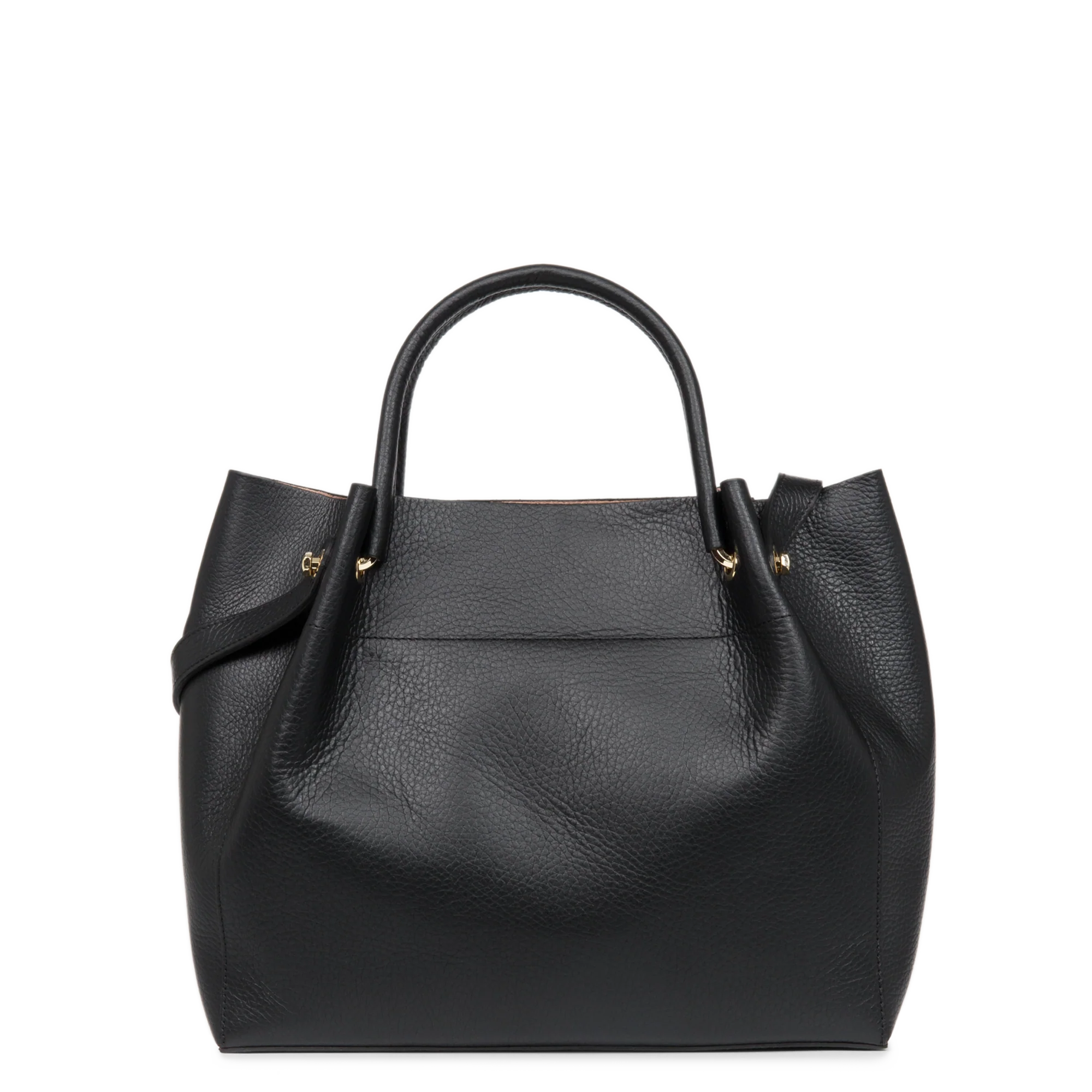 Grand sac cabas épaule - Foulonné Double LOUISA - Image 4