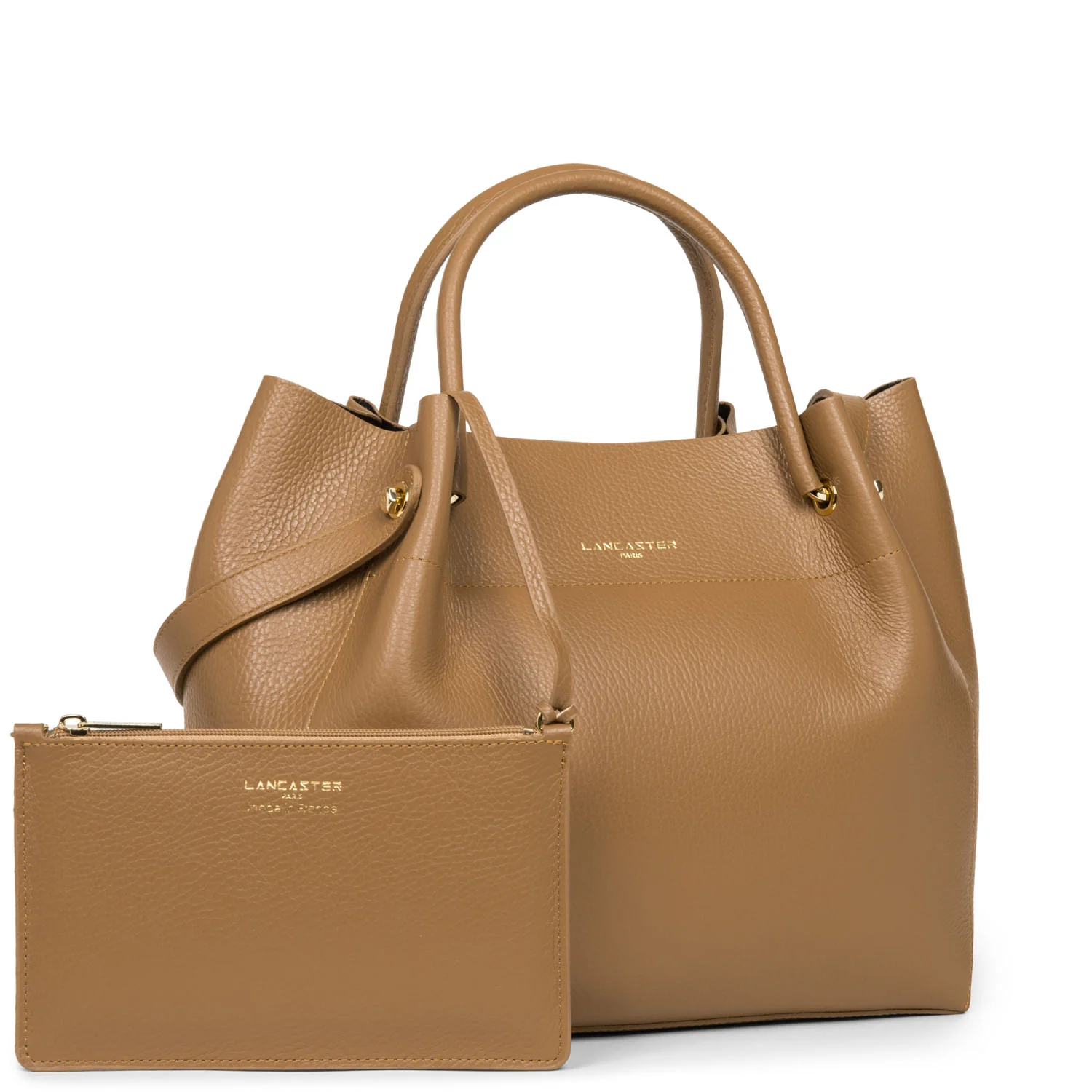 Grand sac cabas épaule - Foulonné Double LOUISA - Image 42