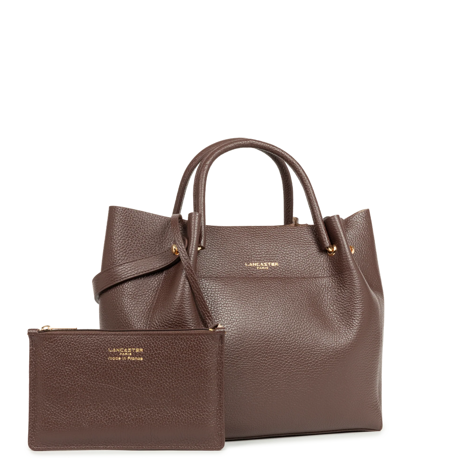 Grand sac cabas épaule - Foulonné Double LOUISA - Image 74