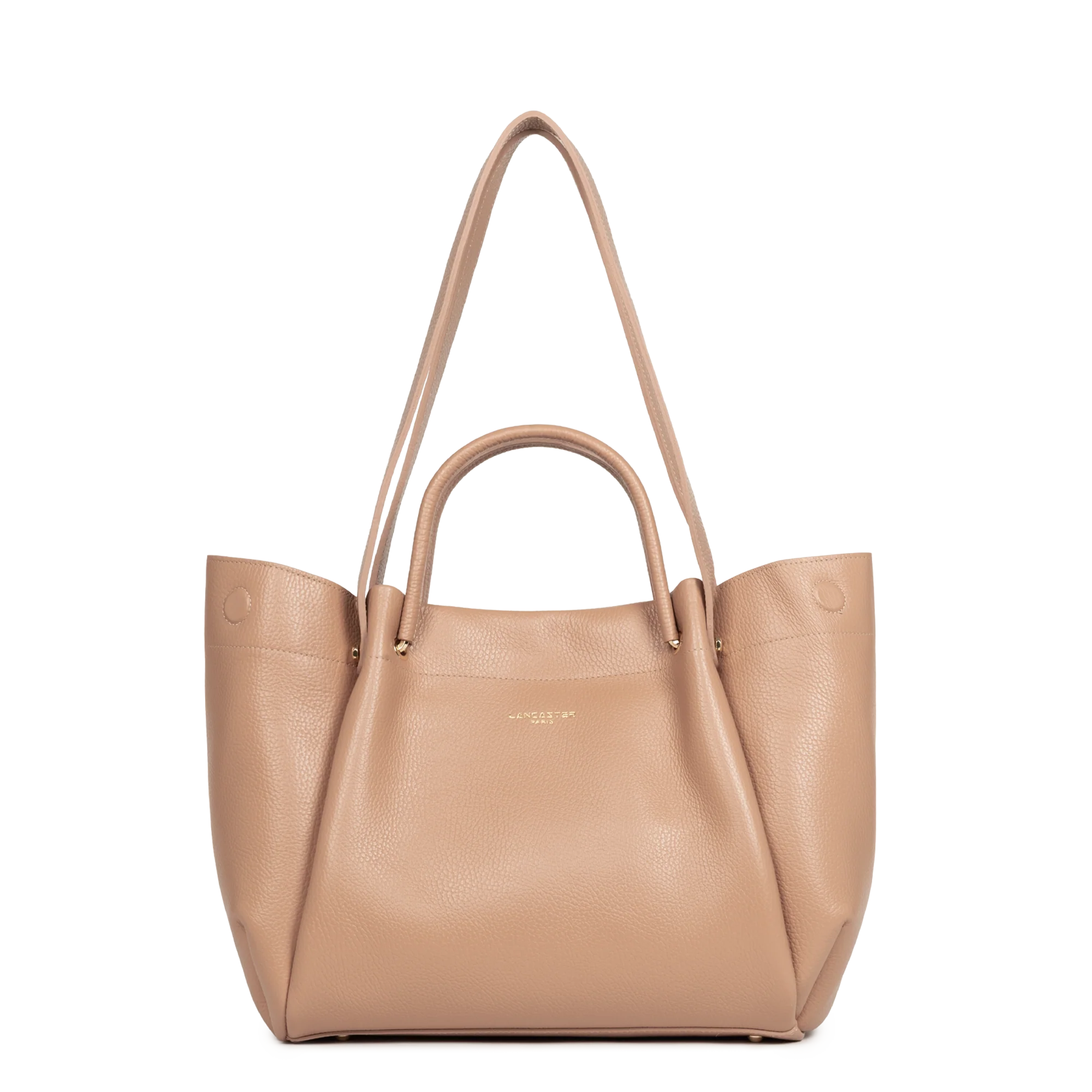 Très grand sac cabas épaule - Foulonné Double LOUISA