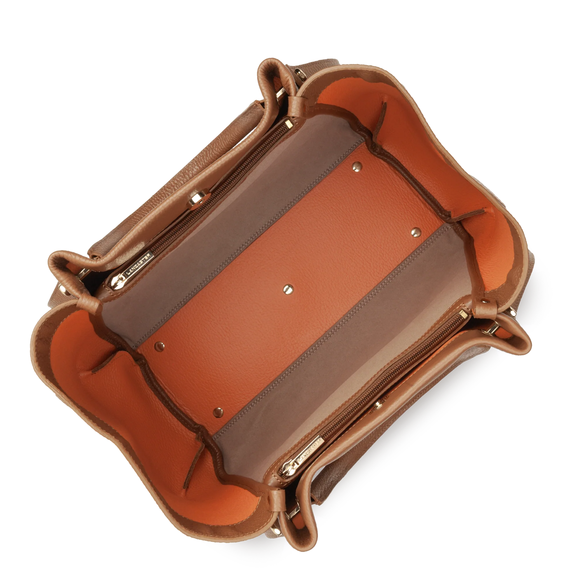 Très grand sac cabas épaule - Foulonné Double LOUISA - Image 13