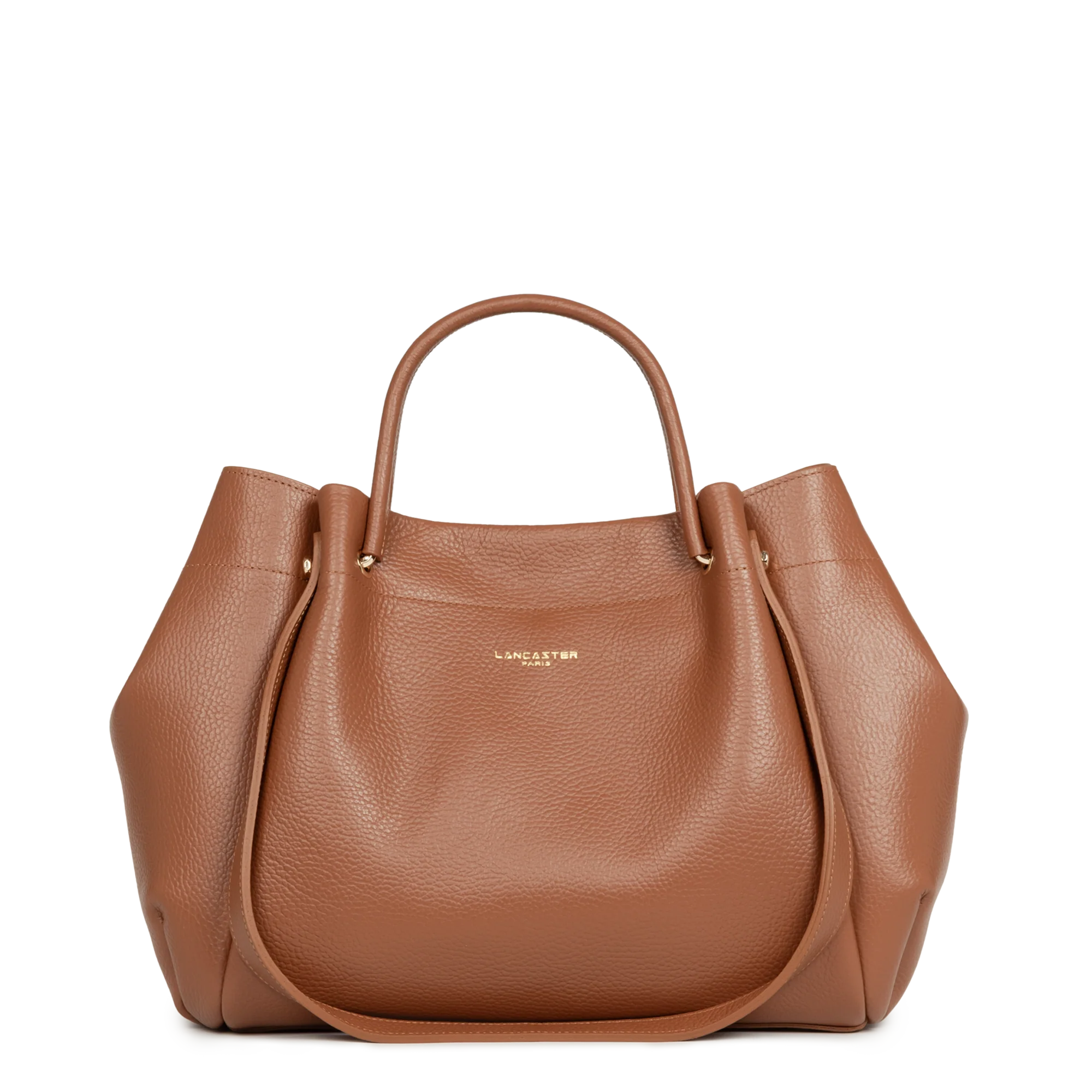 Très grand sac cabas épaule - Foulonné Double LOUISA - Image 14