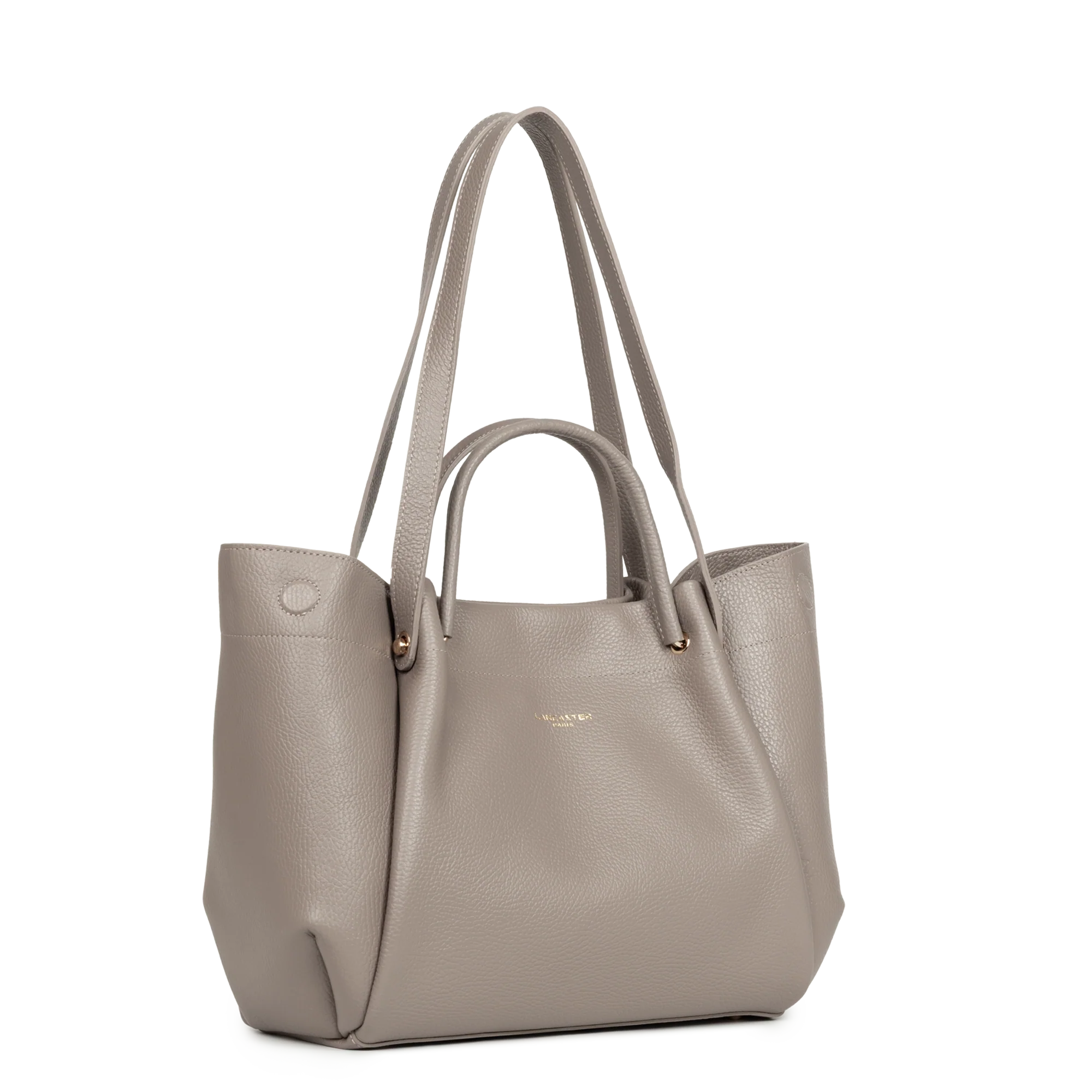 Très grand sac cabas épaule - Foulonné Double LOUISA - Image 18