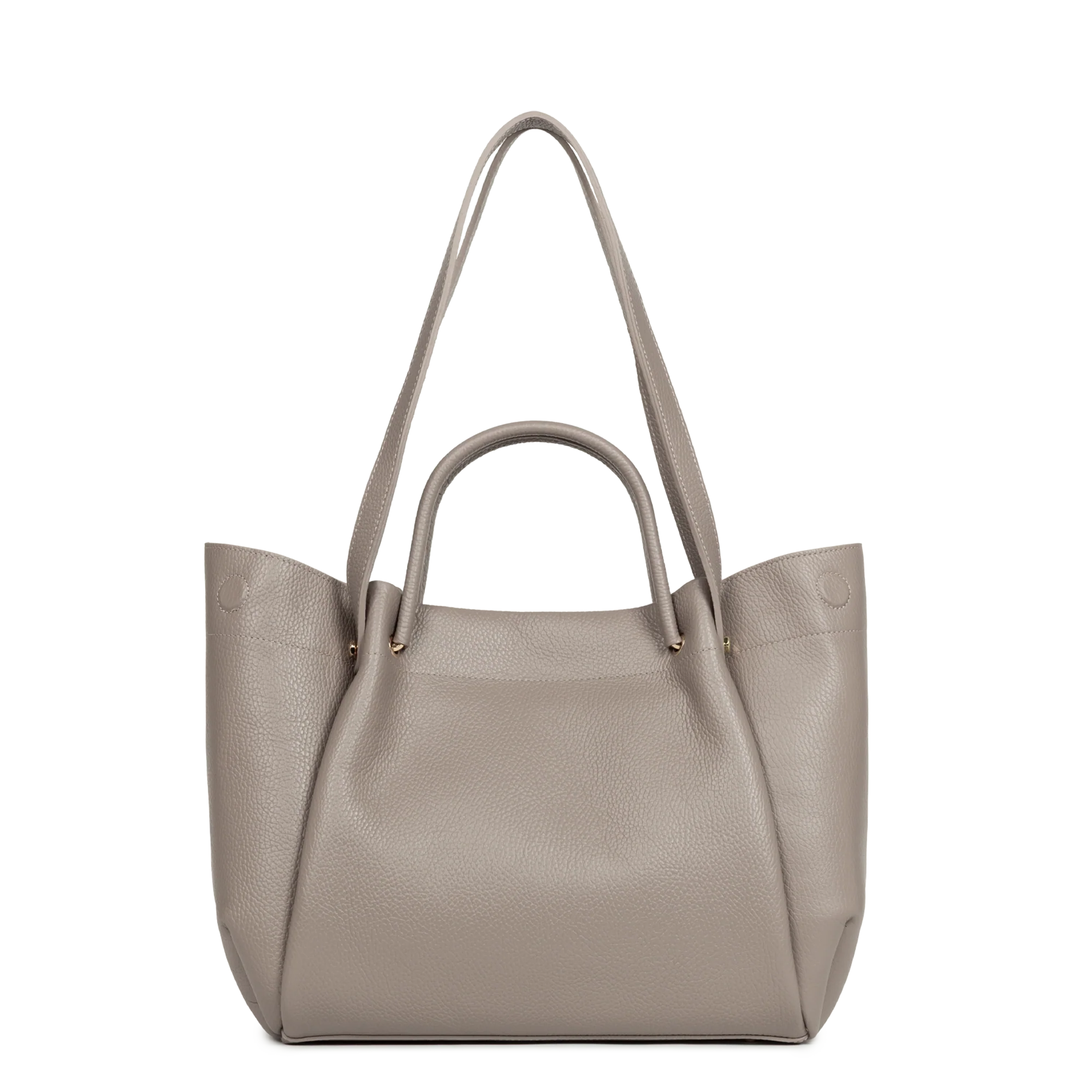 Très grand sac cabas épaule - Foulonné Double LOUISA - Image 19