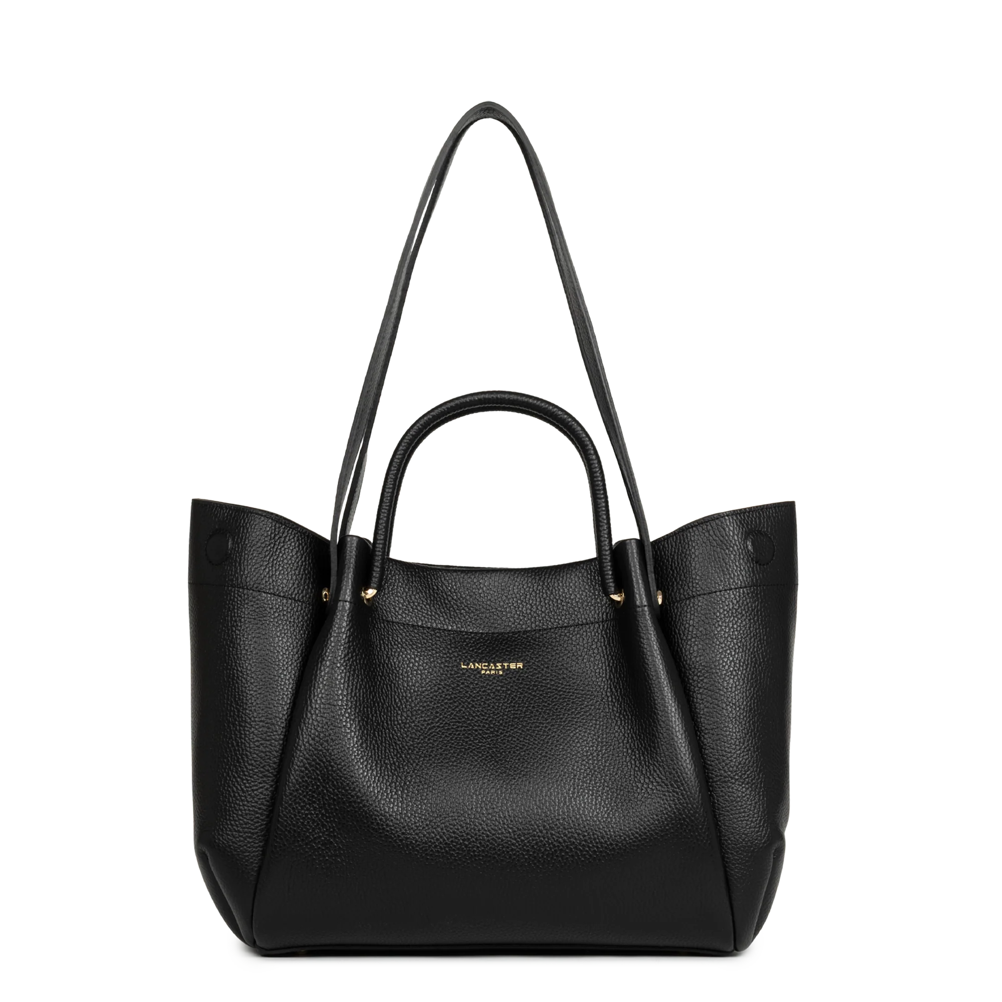 Très grand sac cabas épaule - Foulonné Double LOUISA - Image 22