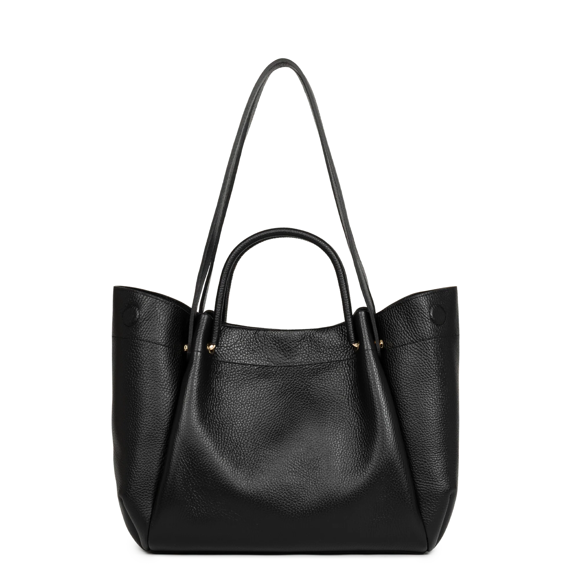 Très grand sac cabas épaule - Foulonné Double LOUISA - Image 26
