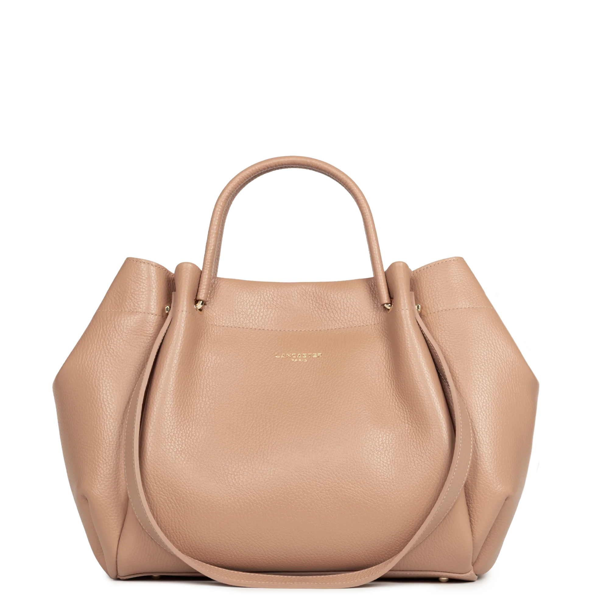 Très grand sac cabas épaule - Foulonné Double LOUISA - Image 6