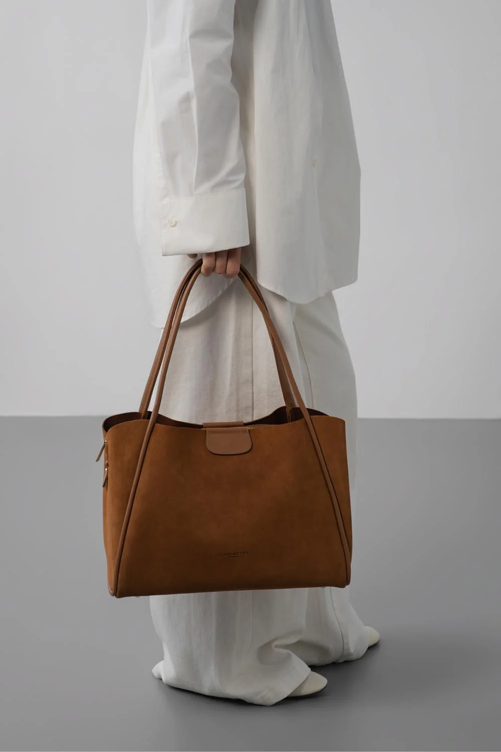 Grand sac cabas épaule - Suède Ida - Image 4