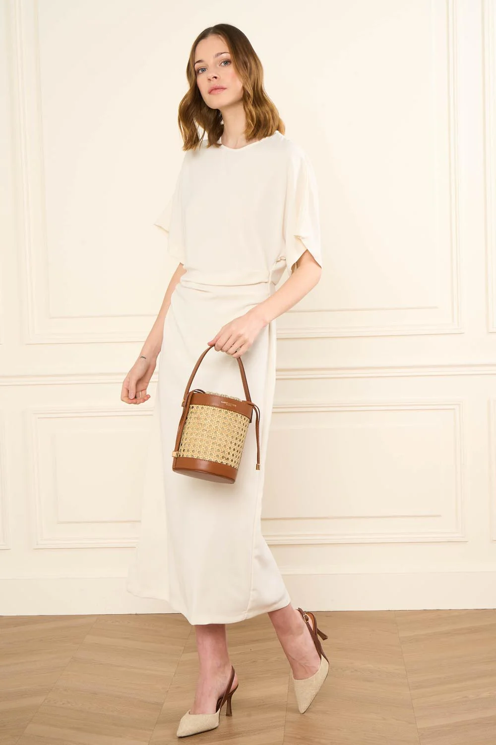 Sac seau - Cannage Rotin - Image 7