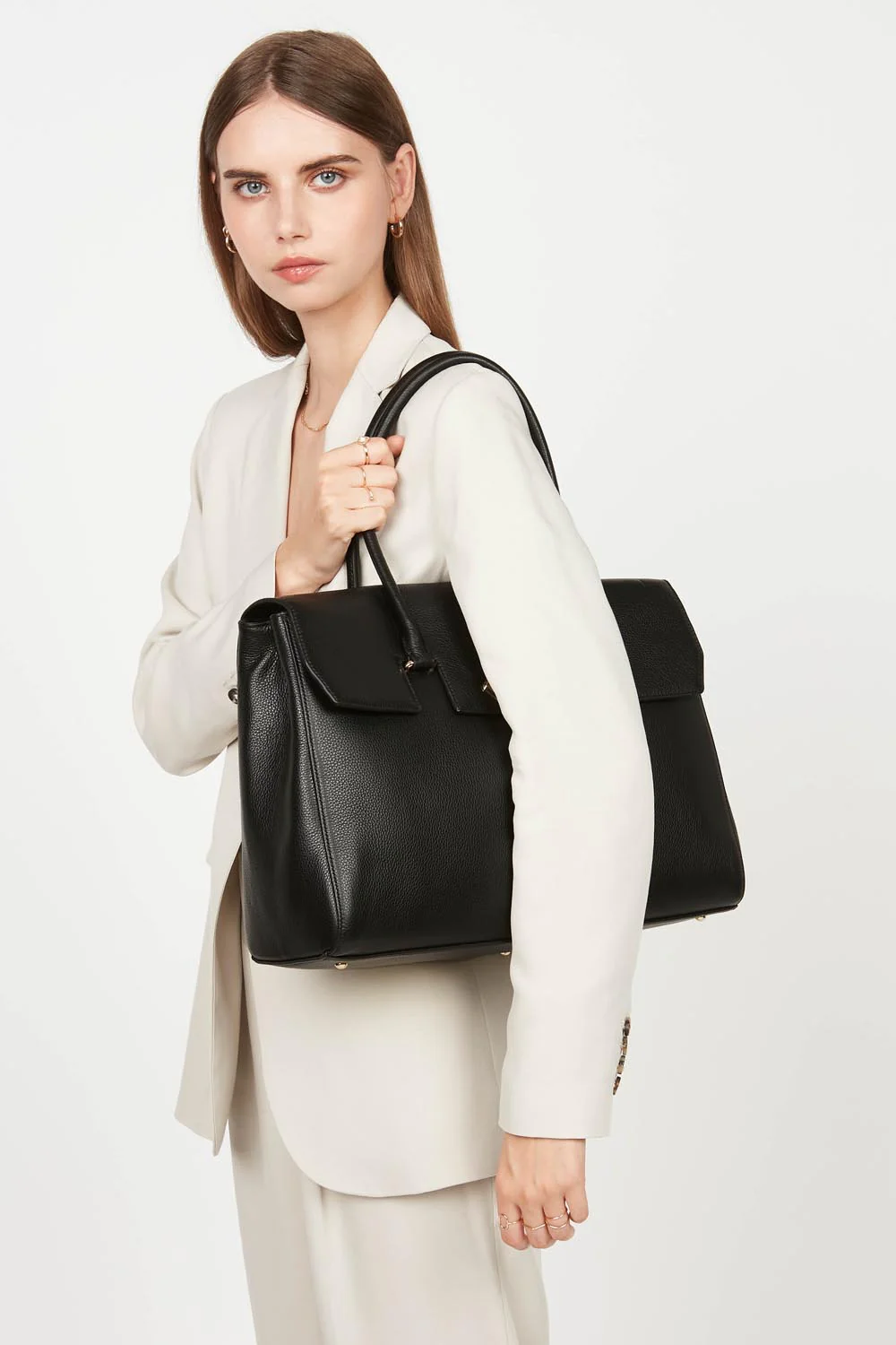 Très grand sac cabas épaule - Milano Cosmos - Image 10